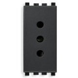 Presa 10a p11 grigio - 2p+t,