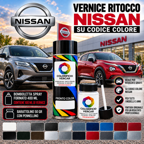 Vernice ritocco auto - ritocco, nissan